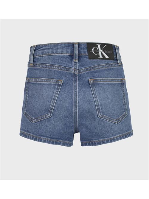 MID BLUE HR RELAXED SHORTS CALVIN KLEIN JEANS | IG0IG01978/1A4